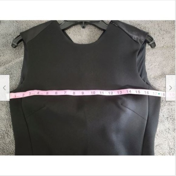 NWT Victoria Beckham LBD Black Twist Back Sleeveless Sheath Dress US 6 - Picture 10 of 12